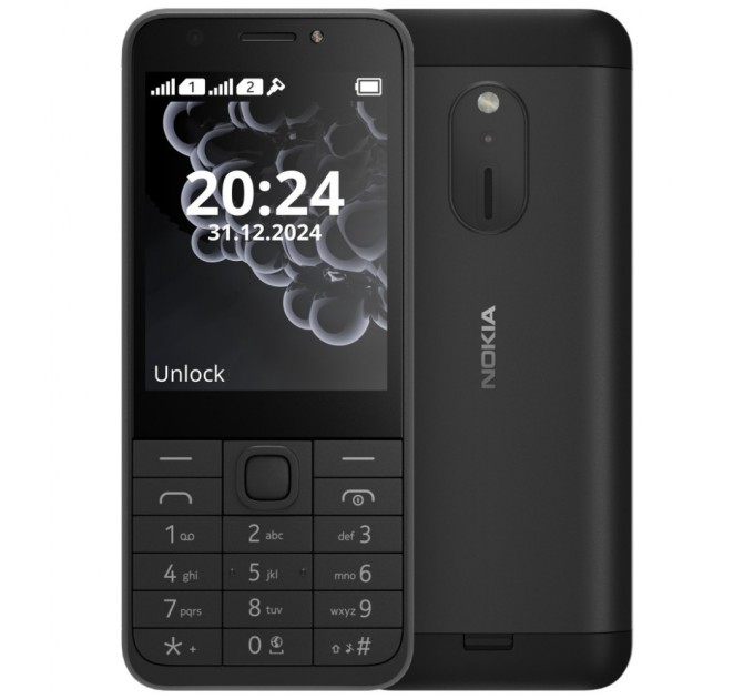 Мобільний телефон Nokia 230 DS 2024 Black