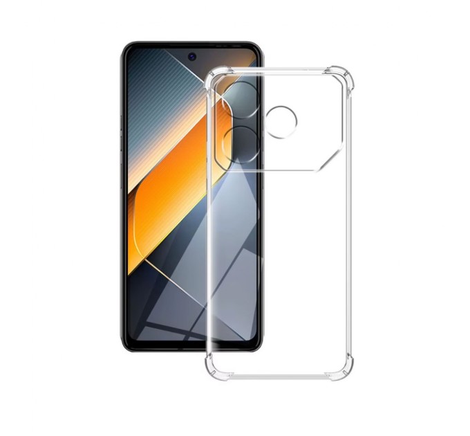 Чохол до мобільного телефона BeCover Anti-Shock Tecno POVA 6 Neo (LI6) Clear (712785)