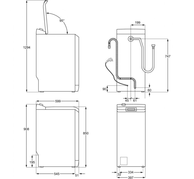 Пральна машина Electrolux EW8T3372U