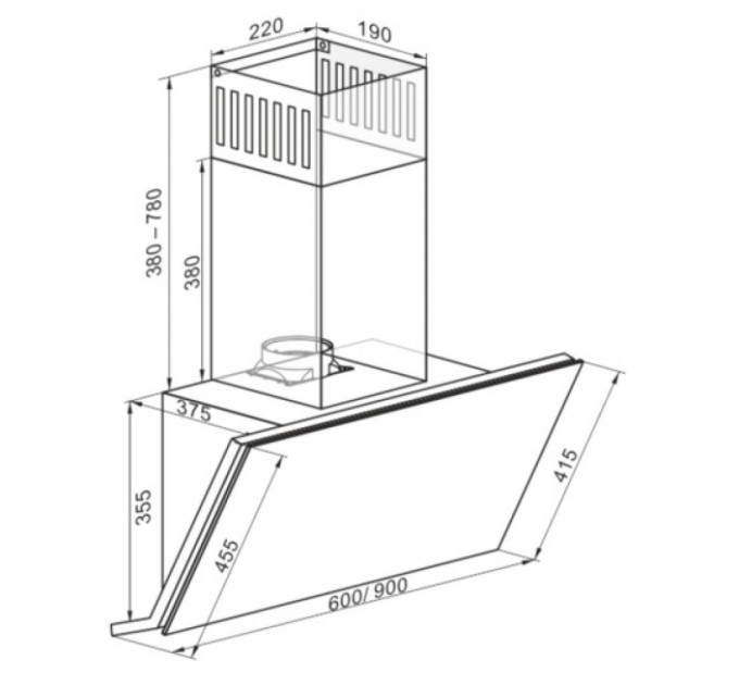 Витяжка кухонна Kaiser AT9430FECO