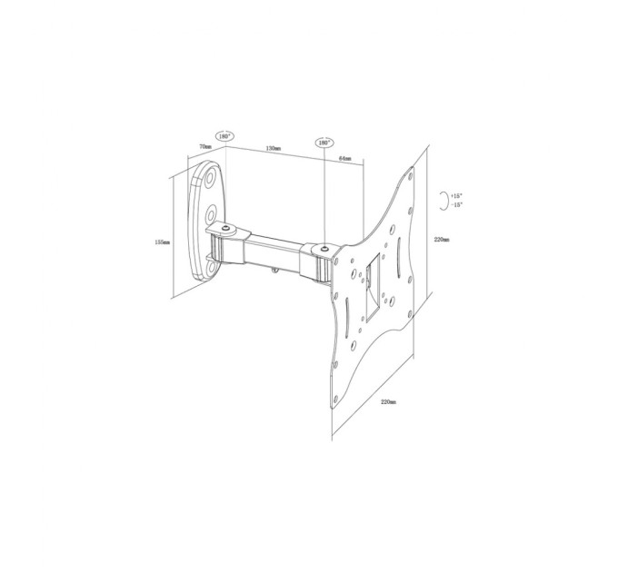 Кронштейн X-Digital STEEL SA225 Black