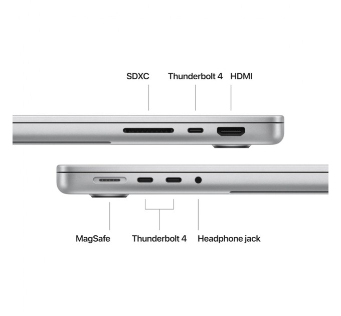 Ноутбук Apple MacBook Pro 14 A2992 M3 Max Silver (MRX83UA/A)