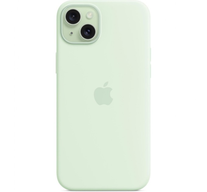 Чохол до мобільного телефона Apple iPhone 15 Plus Silicone Case with MagSafe - Soft Mint,Model A3124 (MWNG3ZM/A)