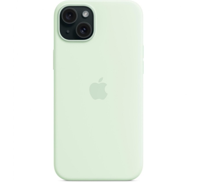 Чохол до мобільного телефона Apple iPhone 15 Plus Silicone Case with MagSafe - Soft Mint,Model A3124 (MWNG3ZM/A)