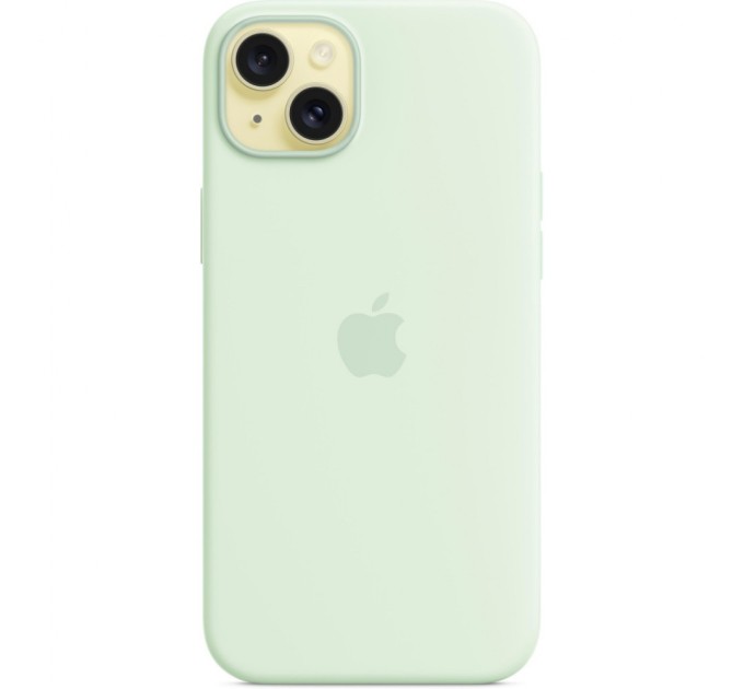 Чохол до мобільного телефона Apple iPhone 15 Plus Silicone Case with MagSafe - Soft Mint,Model A3124 (MWNG3ZM/A)