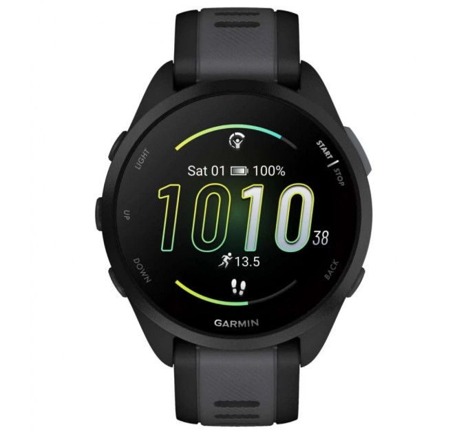 Смарт-годинник Garmin Forerunner 165, GPS, Black/Slate Grey, GPS (010-02863-20)