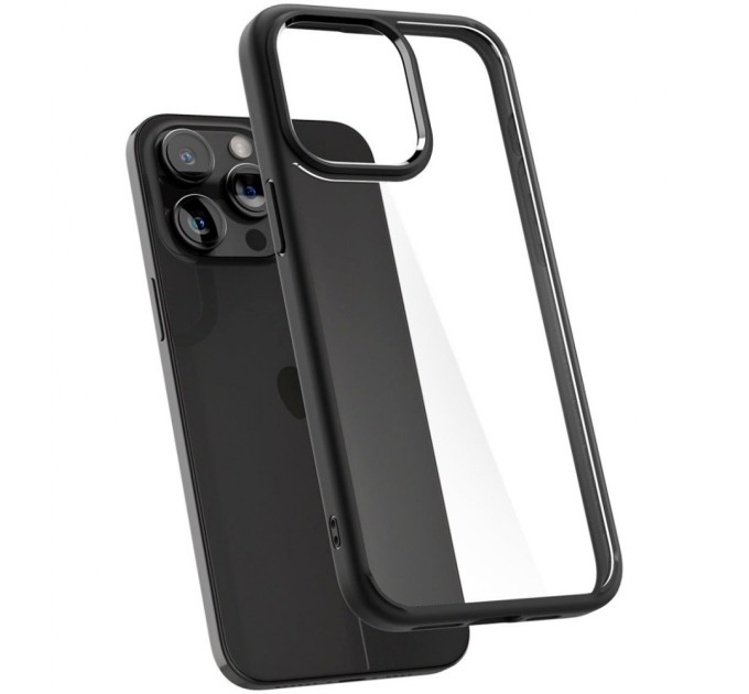 Чохол до мобільного телефона Spigen Apple iPhone 15 Pro Ultra Hybrid Matte Black (ACS06713)