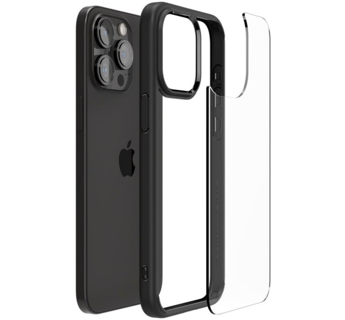 Чохол до мобільного телефона Spigen Apple iPhone 15 Pro Ultra Hybrid Matte Black (ACS06713)