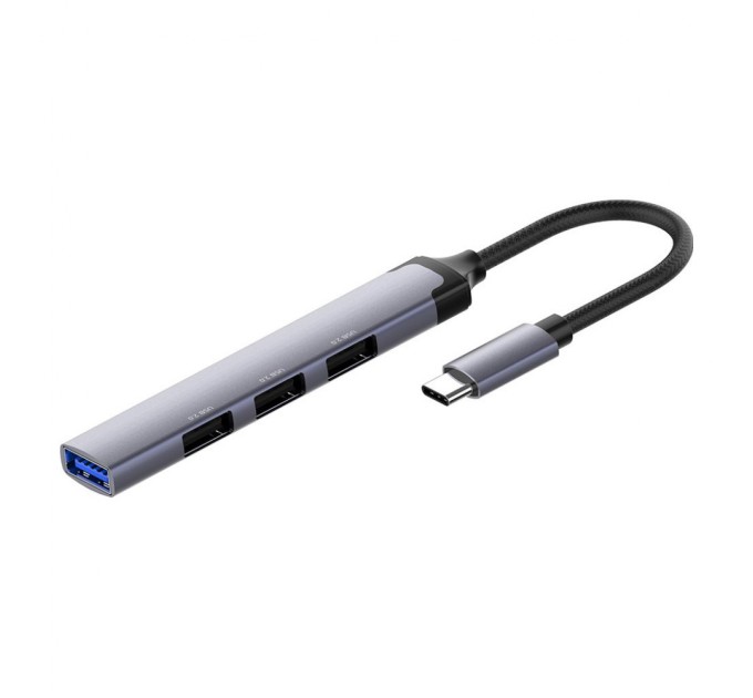 Концентратор ColorWay USB-C 4-в-1 USB2.0х3/USB3.0 (CW-HUB04)