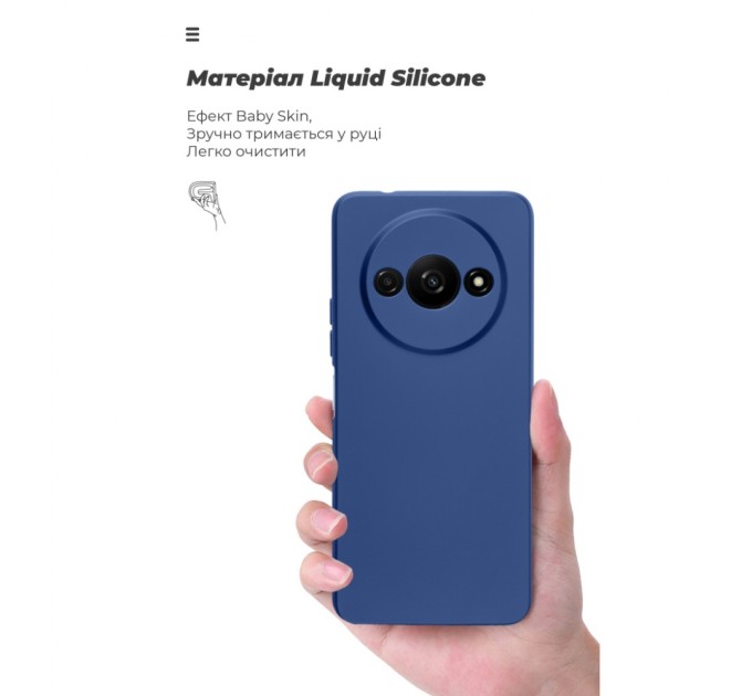 Чохол до мобільного телефона Armorstandart ICON Xiaomi Redmi A3 Camera cover Dark Blue (ARM82309)