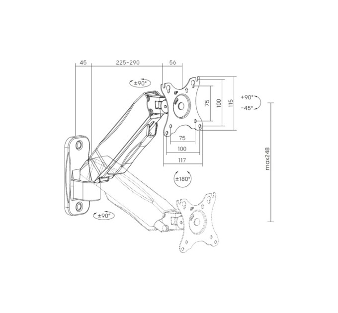 Кронштейн OfficePro MA300B