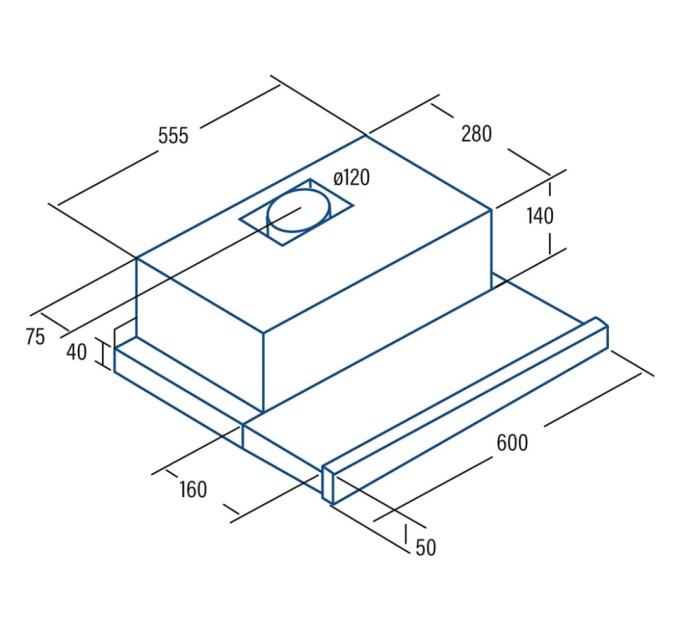 Витяжка кухонна Cata TF-5260 X