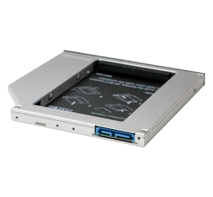 Фрейм-перехідник Grand-X HDD 2.5'' to notebook 9.5 mm ODD SATA3 (HDC-26)