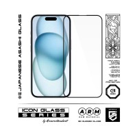 Скло захисне Armorstandart Icon 3D iPhone 15 Black 2pcs (ARM74272)