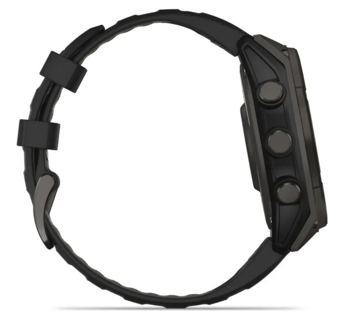 Смарт-годинник Garmin fenix 8 51mm,Saph Solar,CrbnGry Ti/Blk,Blk/PblGryBnd (010-02907-11)