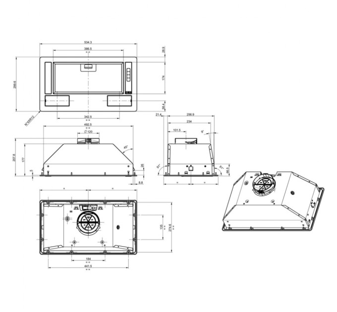 Витяжка кухонна Gorenje BHI611ES