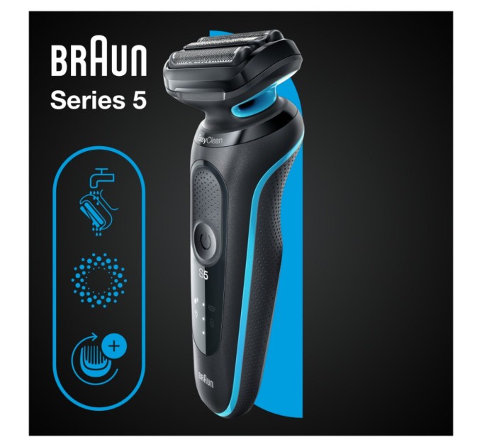 Електробритва Braun Series 5 51-M1000s BLACK / MINT