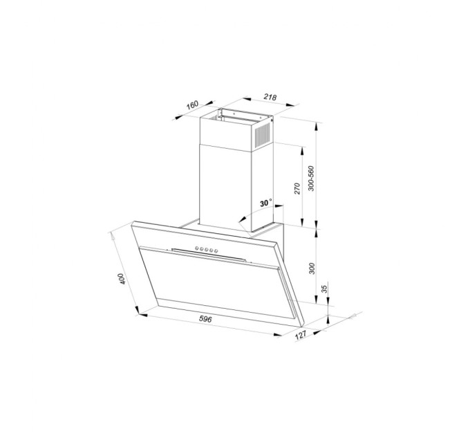 Витяжка кухонна MPM MPM-60-OM-41N