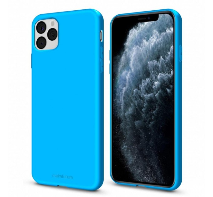 Чохол до мобільного телефона MakeFuture Flex Case (Soft-touch TPU) Apple iPhone 11 Pro Max Light Blu (MCF-AI11PMLB)