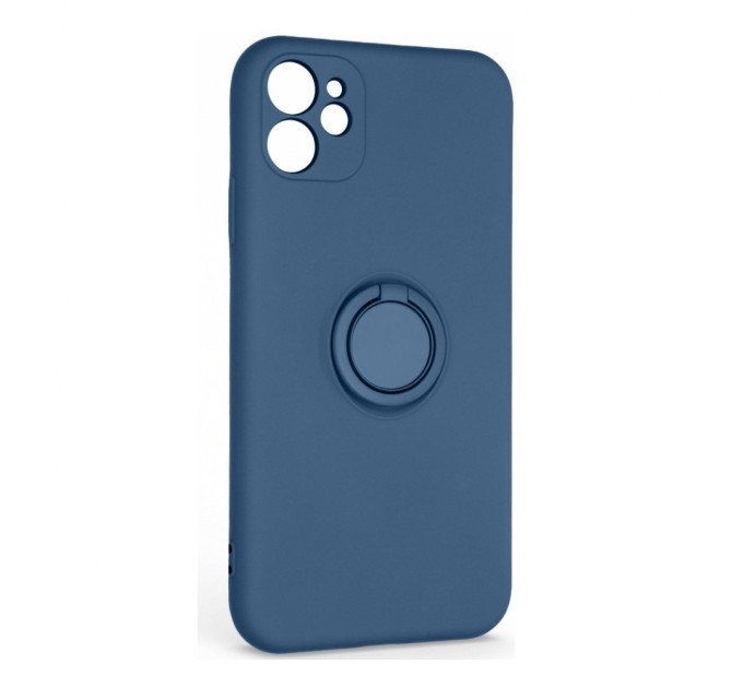 Чохол до мобільного телефона Armorstandart Icon Ring Apple iPhone 11 Blue (ARM68643)