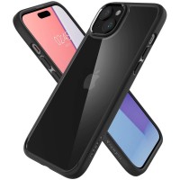 Чохол до мобільного телефона Spigen Apple iPhone 15 Ultra Hybrid Matte Black (ACS06799)