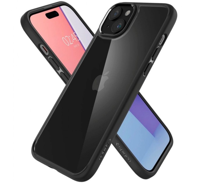 Чохол до мобільного телефона Spigen Apple iPhone 15 Ultra Hybrid Matte Black (ACS06799)