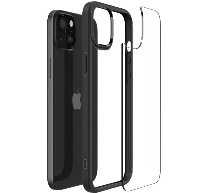 Чохол до мобільного телефона Spigen Apple iPhone 15 Ultra Hybrid Matte Black (ACS06799)