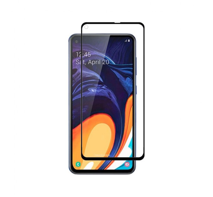 Стекло защитное PowerPlant Full screen Samsung Galaxy A60, Black (GL606870)