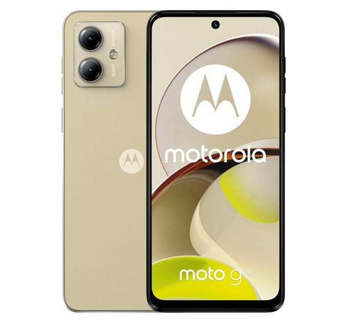 Мобільний телефон Motorola G14 4/128GB Butter Cream (PAYF0028RS)