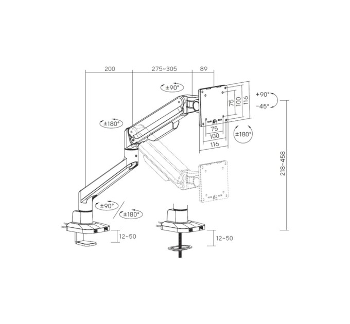 Кронштейн OfficePro MA601G