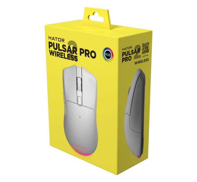 Мышка Hator Pulsar 2 PRO Wireless White (HTM-531)