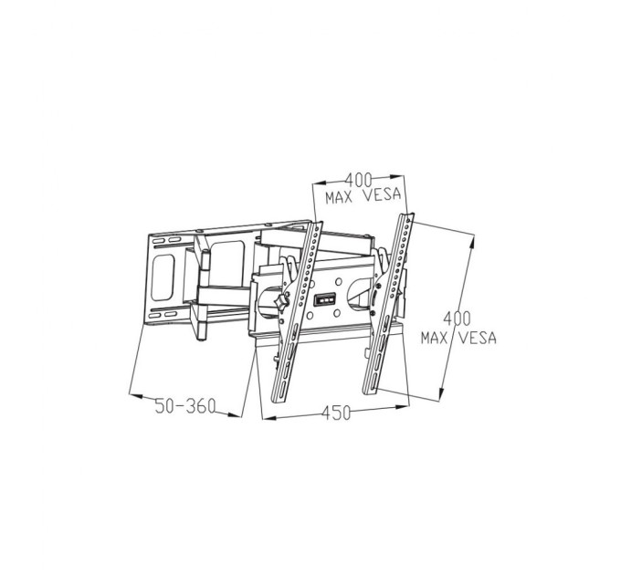 Кронштейн Vinga TM34-4451