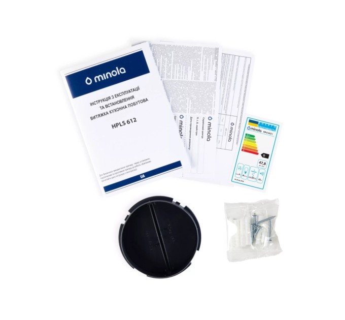 Витяжка кухонна Minola HPLS 612 BL