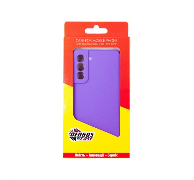 Чехол для моб. телефона Dengos Carbon Samsung Galaxy S21 FE (purple) (DG-TPU-CRBN-159)