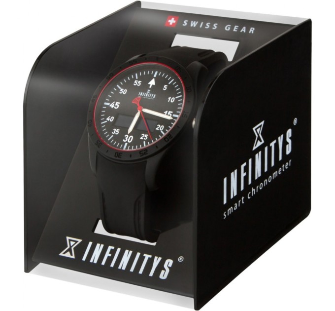 Смарт-годинник Atrix INFINITYS X20 45mm Swiss Sport Chrono Black-silicone Смарт-г (swwpaii2sscbs)