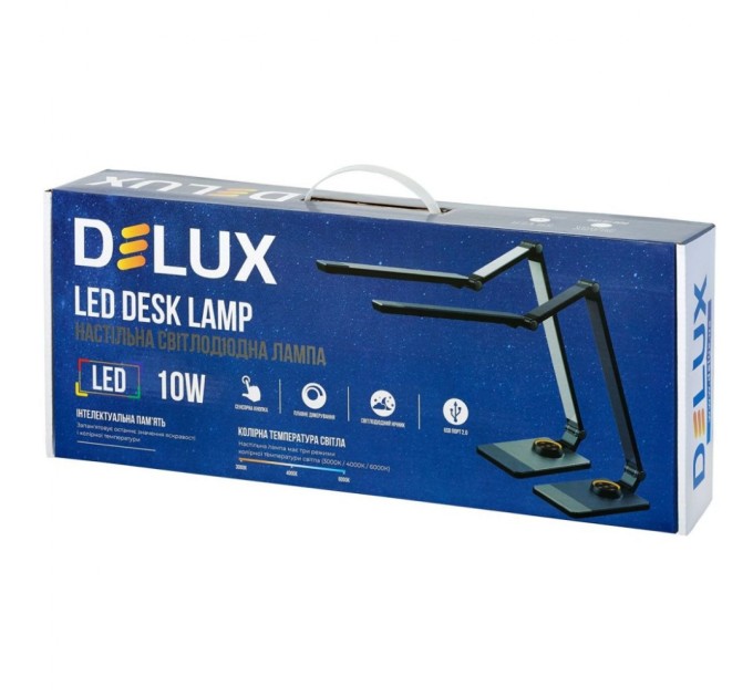 Настільна лампа Delux TF-520 10 Вт LED 3000K-4000K-6000K (90021196)