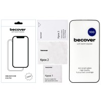 Скло захисне BeCover Apple iPhone 13 Pro 10D Black (711514)