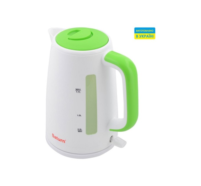 Електрочайник Saturn ST-EK8435U White/Green