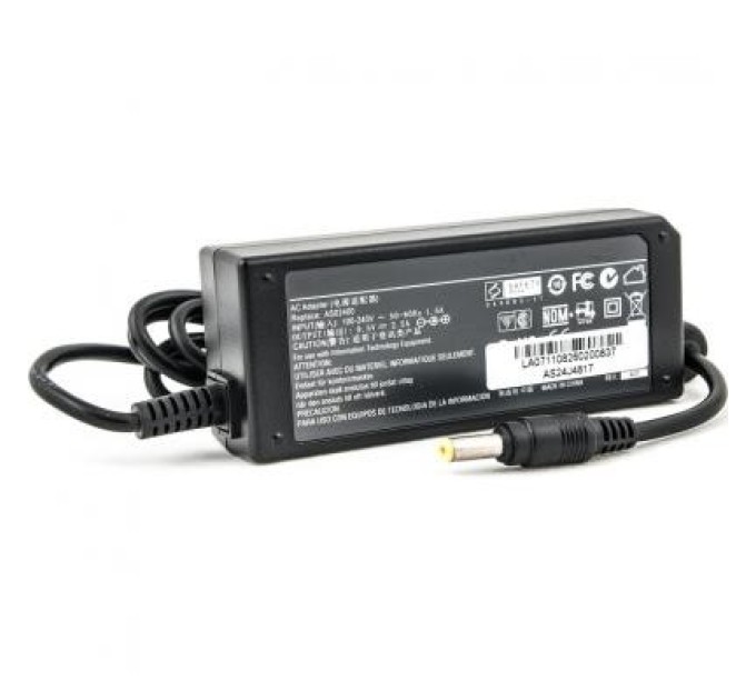 Блок питания к ноутбуку PowerPlant ASUS 220V, 24W, 9.5V 2.5A (4.8*1.7) (AS24J4817)