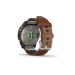 Смарт-часы Garmin fenix 7 Pro Saph Solar, Ti w/Chestnut Lthr Band, Excl, GPS (010-02777-30)