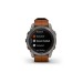 Смарт-часы Garmin fenix 7 Pro Saph Solar, Ti w/Chestnut Lthr Band, Excl, GPS (010-02777-30)