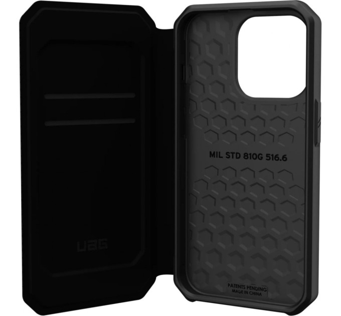 Чохол до мобільного телефона UAG Apple iPhone 14 Pro Metropolis, Kevlar Black (114046113940)