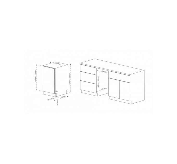 Посудомийна машина Eleyus DWB 45036