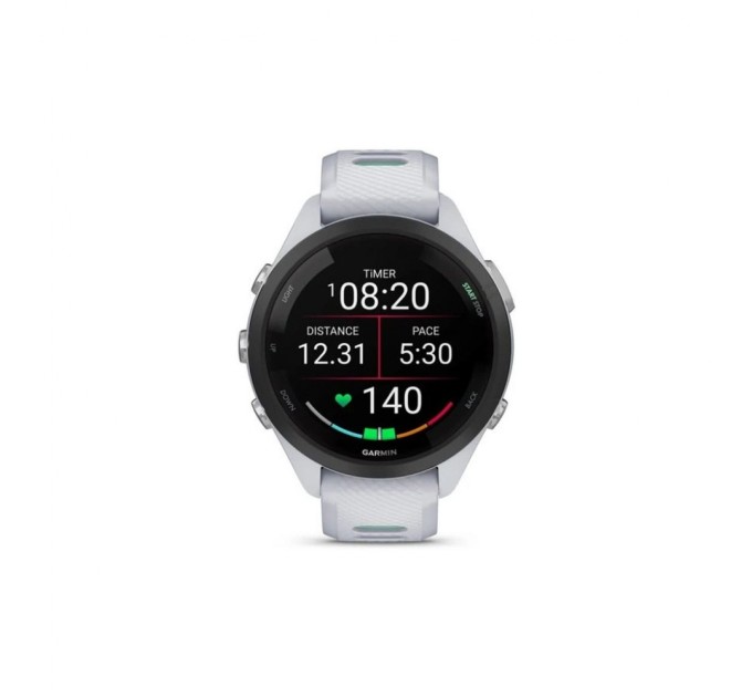 Смарт-годинник Garmin Forerunner 265S, Whitestone, GPS (010-02810-14)