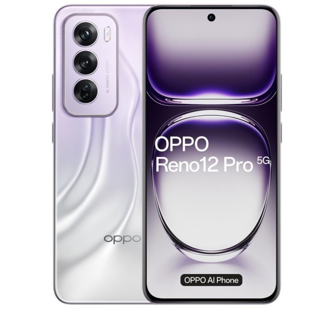 Мобільний телефон Oppo Reno12 Pro 5G 12/512GB Nebula Silver (OFCPH2629_SILVER)