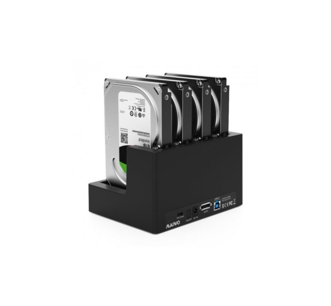 Док-станция для накопителей Maiwo 4*HDD 2,5"/3,5" SATA/SSD USB3.0 (K3094A)