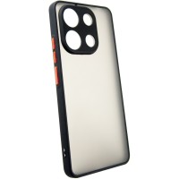 Чохол до мобільного телефона Dengos Matte Xiaomi Redmi Note 13 4G (black) (DG-TPU-MATT-140)