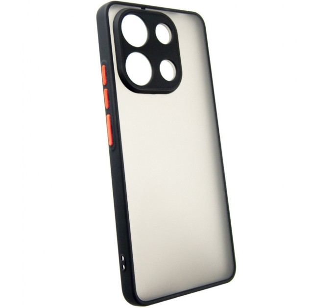 Чохол до мобільного телефона Dengos Matte Xiaomi Redmi Note 13 4G (black) (DG-TPU-MATT-140)