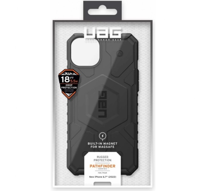 Чохол до мобільного телефона UAG Apple iPhone 14 Plus Pathfinder Magsafe, Black (114053114040)