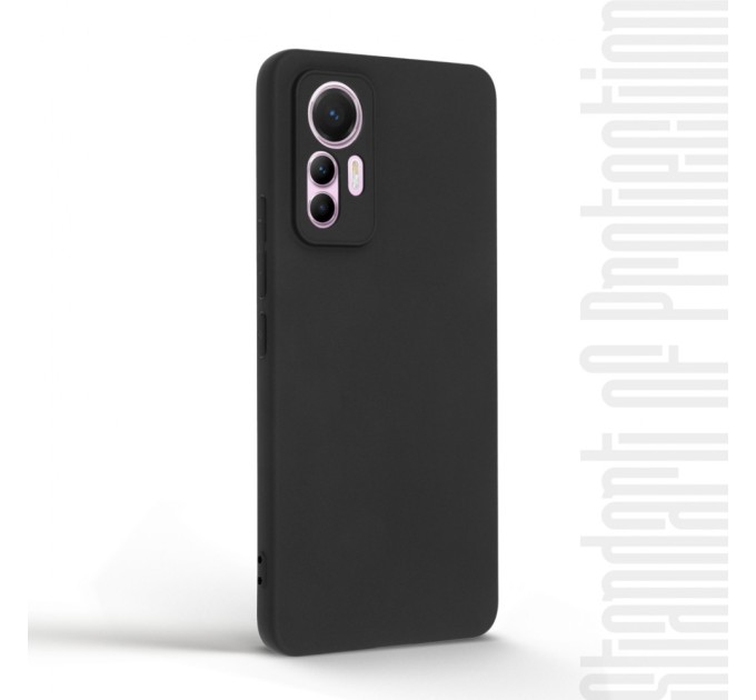 Чохол до мобільного телефона Armorstandart Matte Slim Fit Xiaomi 12 Lite 5G Camera cover Black (ARM62903)